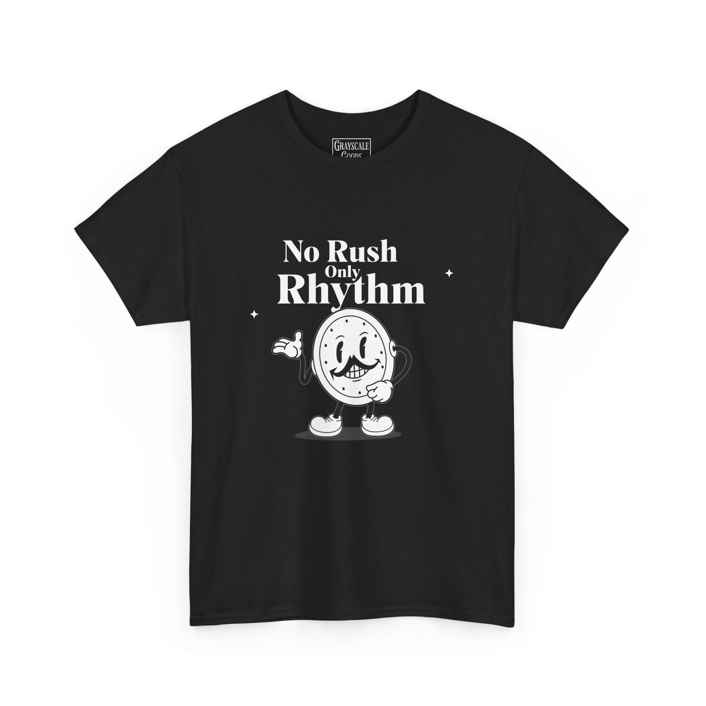 No Rush Only Rhythm - Unisex Heavy Cotton Tee