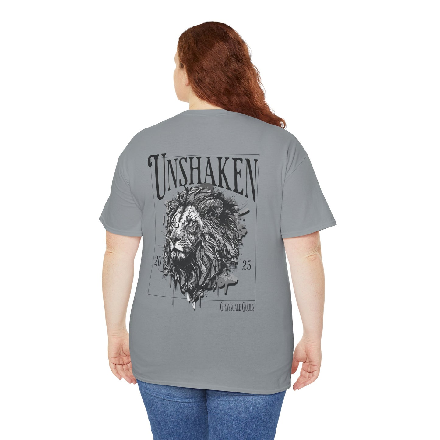 Unshaken Lion - Unisex Heavy Cotton Tee
