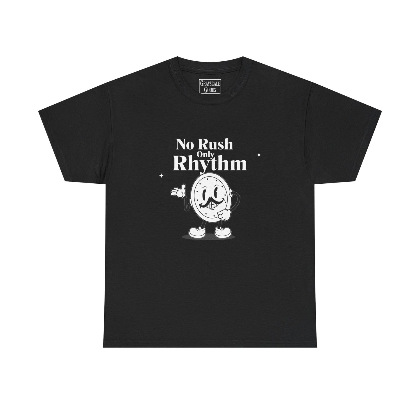 No Rush Only Rhythm - Unisex Heavy Cotton Tee